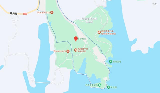 西柏坡红色教育基地地址