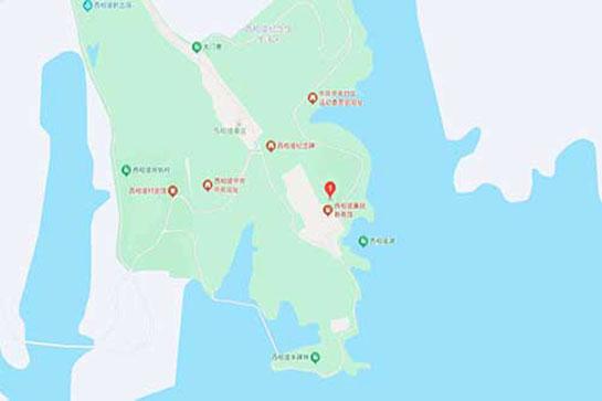 西柏坡红色教育基地地图位置